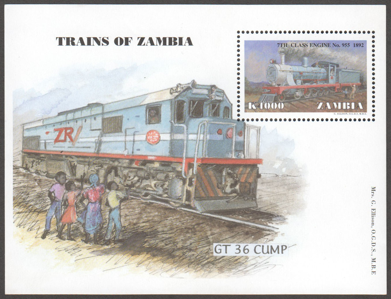 Zambia Scott 781 MNH S/S (A13-3) - Click Image to Close